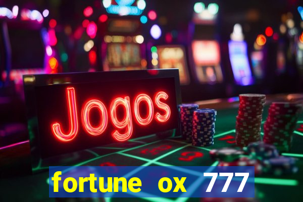 fortune ox 777 fortuna 77